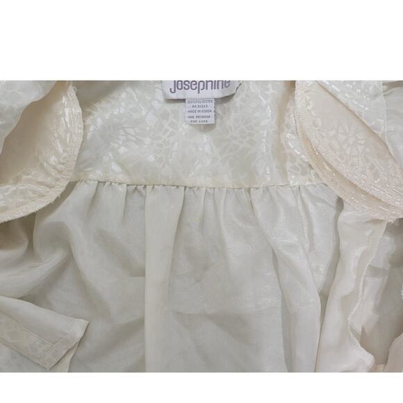 Vintage Josephine Blouse Womens Size 10 Dressy French Sleek Glamours Boho Top - Picture 7 of 8